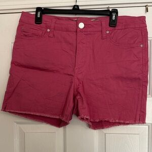 Seven7 Women's Vibrant Pink Jean Shorts